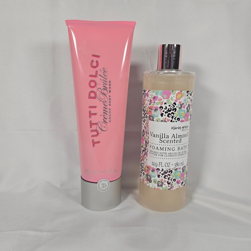Tutti‎ Dolci Creme Brulee Body Wash & Vanilla Almond Bath Gift Set